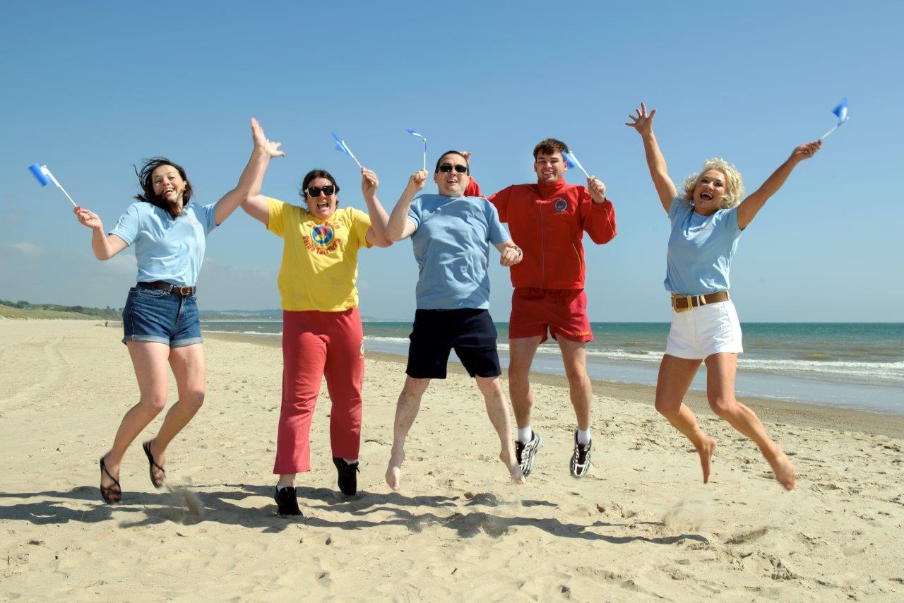 An Taisce announces 2025 Blue Flag Awards in recognition of Ireland’s Best Beaches and Marinas.  In total 99 Blue Flags were awarded for the 2025 season.  Photo by Maura Hickey